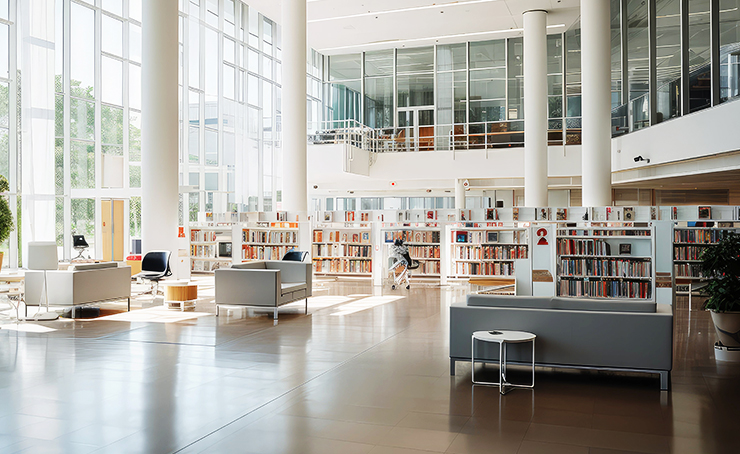 도서관이사 도서 라벨, 포장, 운반, 재배치 및 서가 분해조립 현장