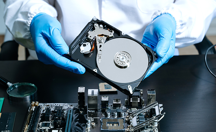 하드디스크 폐기 방법 파쇄가 정답입니다